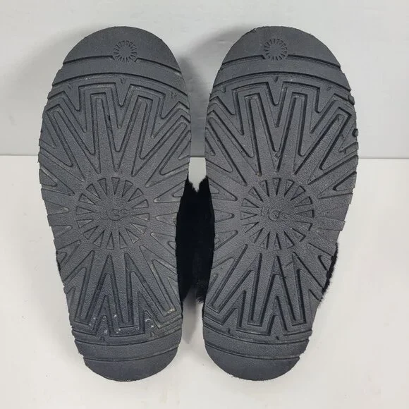 UGG Disquette Women's Black Slip on Slipper S/N 1122550 US Size 7 - Picture 7 of 8